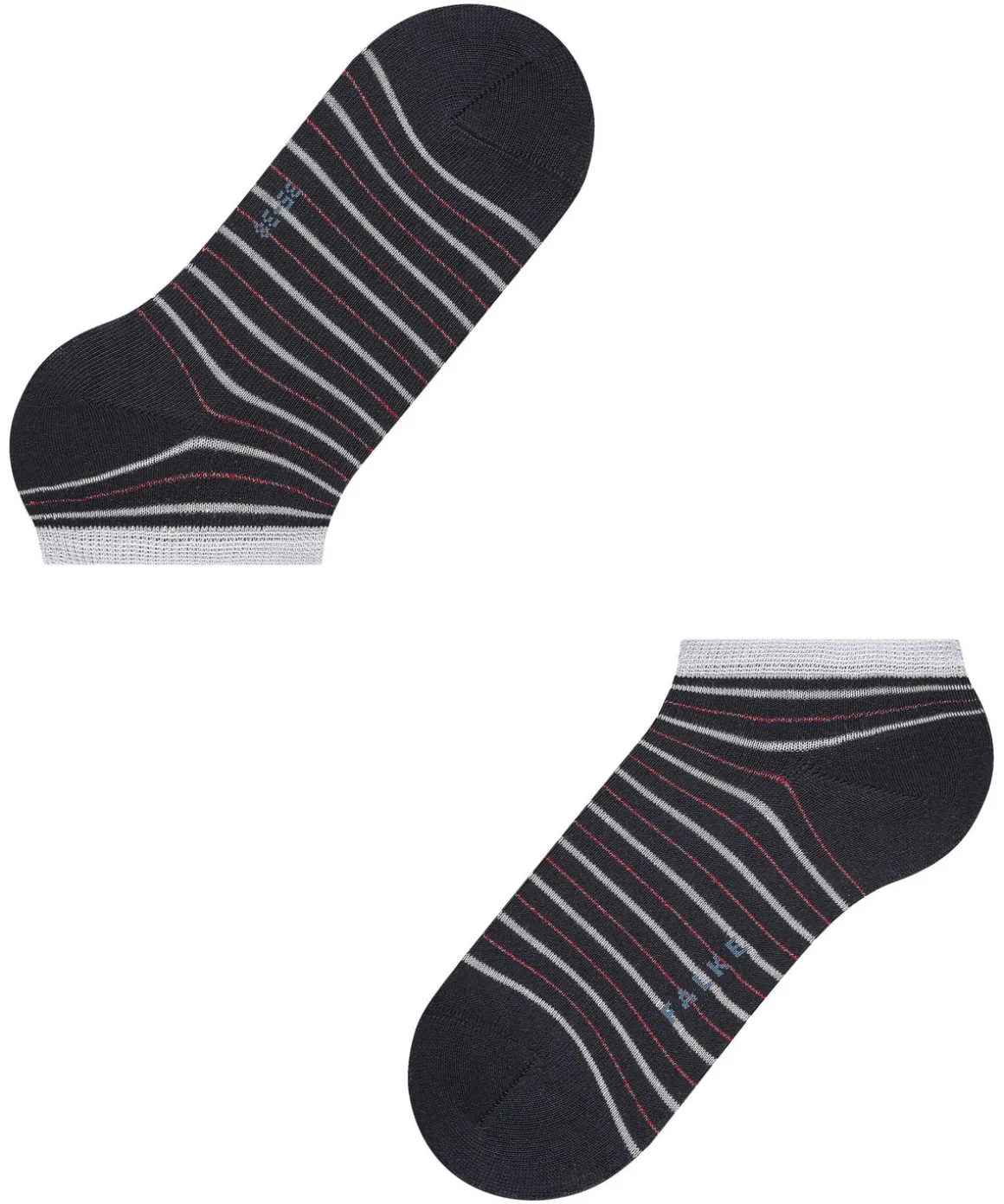 Stripe Shimmer Damen Sneakersocken