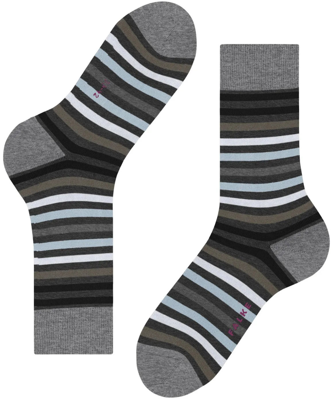 Tinted Stripe Herren Socken