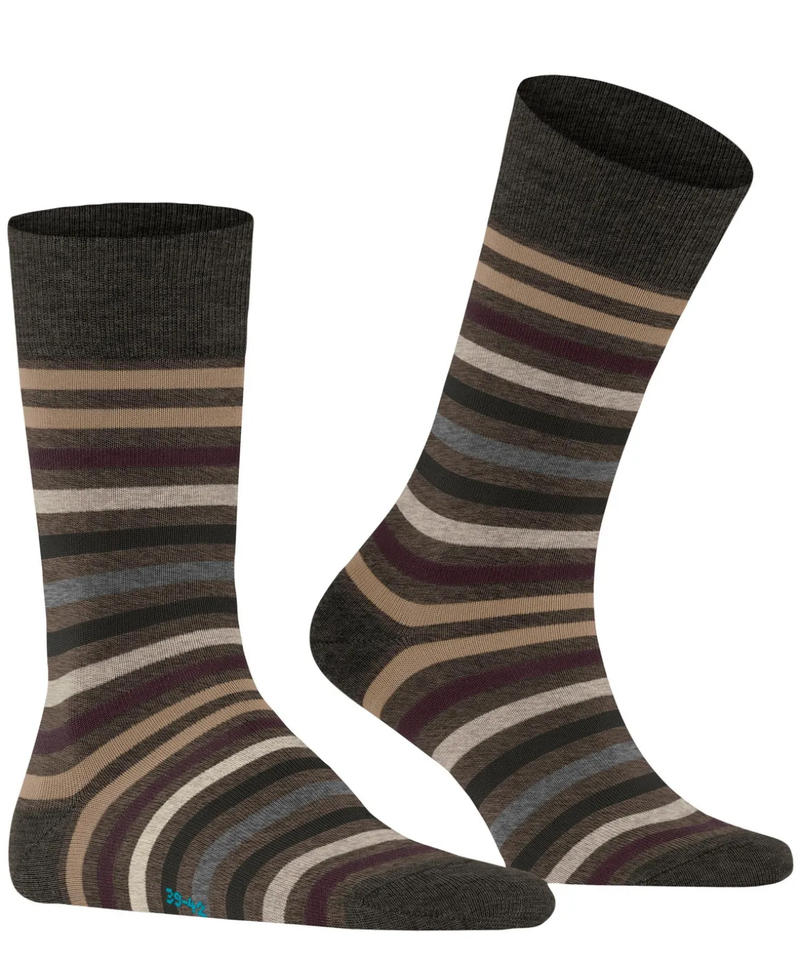 Tinted Stripe Herren Socken