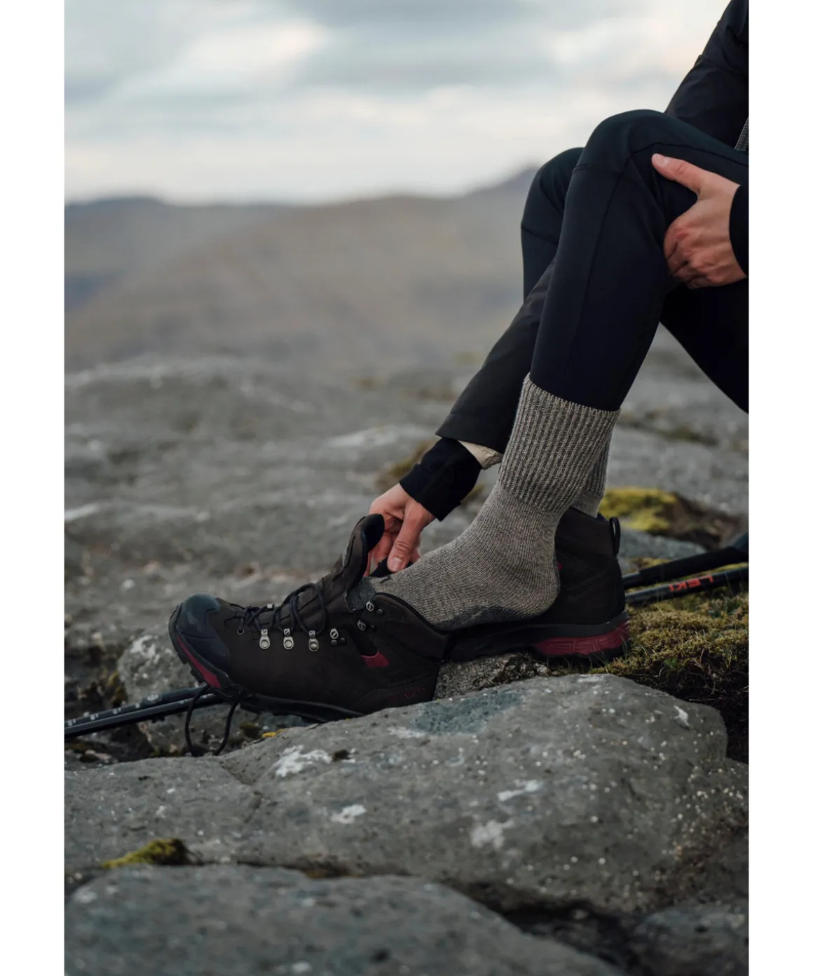 Tk1 Adventure Wool Damen Trekking Socken