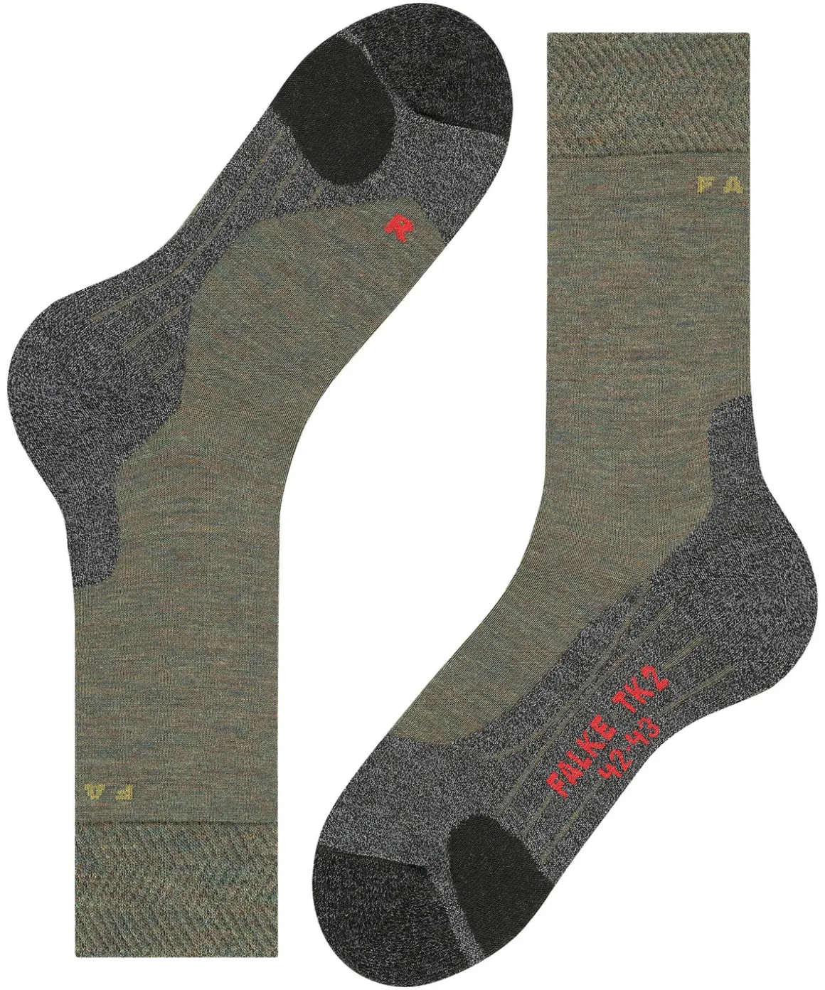 Tk2 Explore Melange Herren Trekking Socken