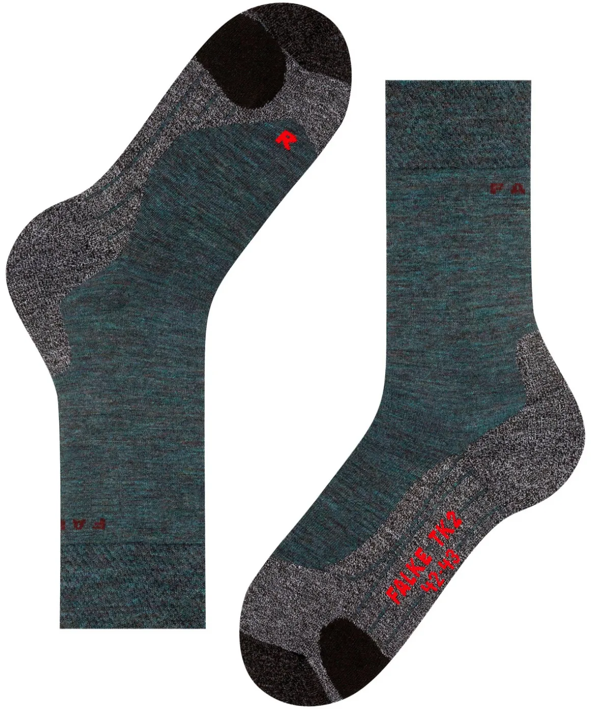 Tk2 Explore Melange Herren Trekking Socken